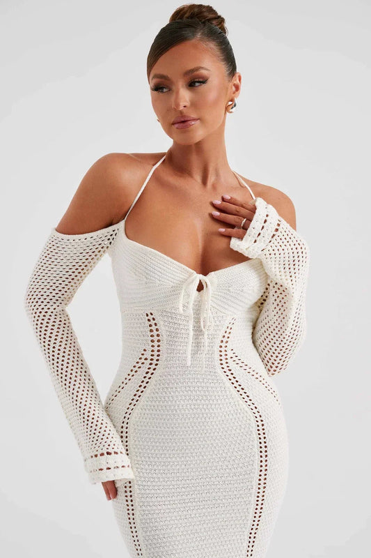 Malin | Sukienka maxi w paski