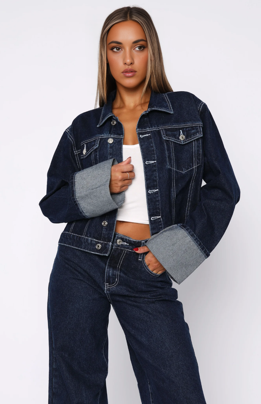Clara | Miejska kurtka dżinsowa